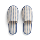 HAY Hausschuhe „Waffle Slippers Stripe Dusty Blue“ | Soft Comfort | HAY