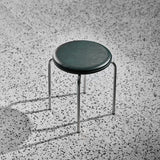 House Doctor Hocker “Comma” Dunkelgrün | Modernes Wohnaccessoire | House Doctor