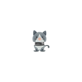 Hoptimist Hoptimist “Cat Blue American Shorthair” XS | Wippende Designfigur | Hoptimist