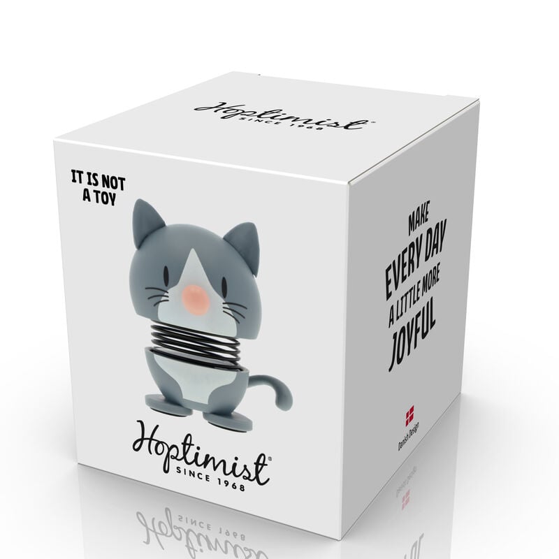 Hoptimist Hoptimist “Cat Blue American Shorthair” XS | Wippende Designfigur | Hoptimist