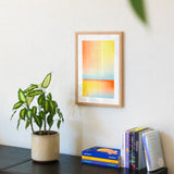 Horizontal Gradient (DIN A3) | Edition SCHEE | Risographie
