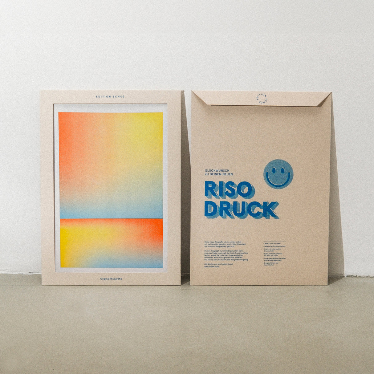 Horizontal Gradient (DIN A3) | Edition SCHEE | Risographie