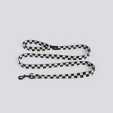 HAY Hundeleine „Flat Black & White Check (M/L)“ | Besonderer Look | HAY Dogs