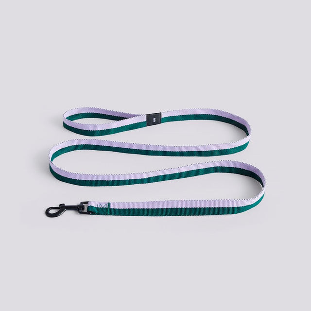 HAY Hundeleine „Flat Lavender & Green (M/L)“ | Angenehm in der Hand | HAY Dogs