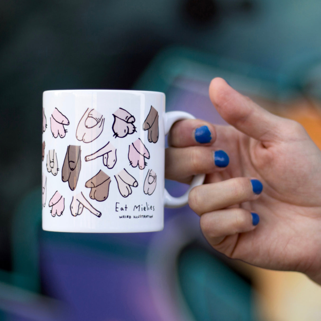 Eat Mielies Weird Illustration Tasse "Willies" Eat Mielies Weird Illustration | spülmaschinenfest