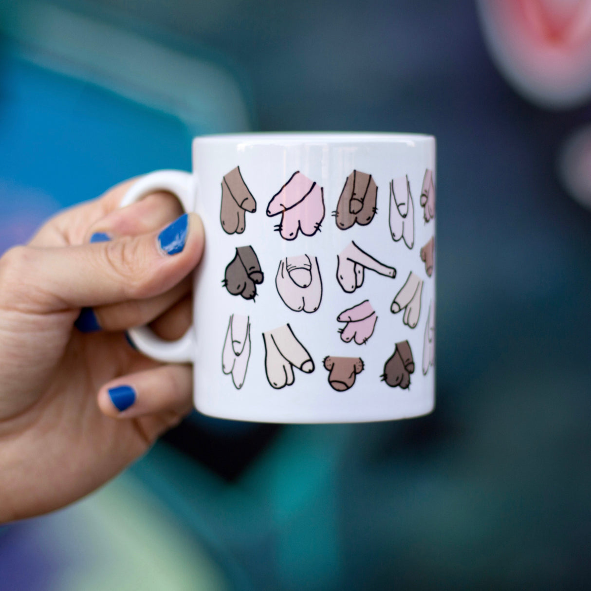 Eat Mielies Weird Illustration Tasse "Willies" Eat Mielies Weird Illustration | spülmaschinenfest