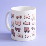 Eat Mielies Weird Illustration Tasse "Titties" Eat Mielies | spülmaschinenfestes Design