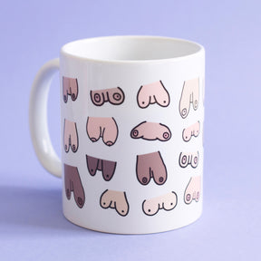 Eat Mielies Weird Illustration Tasse "Titties" Eat Mielies | spülmaschinenfestes Design