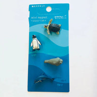 Midori Magnete Midori "Mini Aquarium" (4 Stück) | Niedliche Meeresbewohner als Magnet
