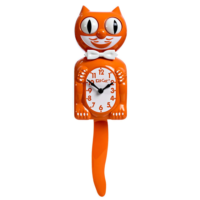 Kit-Cat Clock Wanduhr „Kit Cat Clock Orange Harvest“ | Vintage Style | Kit-Cat Clock