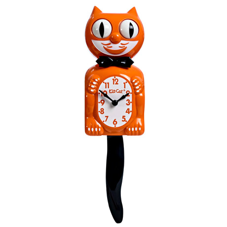 Kit-Cat Clock Wanduhr „Kit Cat Clock Orange Harvest“ | Vintage Style | Kit-Cat Clock