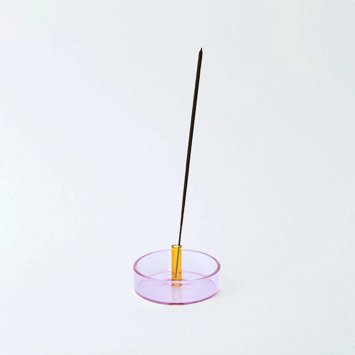 Block Design Incense Holder “Duo Tone” Flieder/Pfirsich | Moderner Räucherstäbchenhalter | Block Design