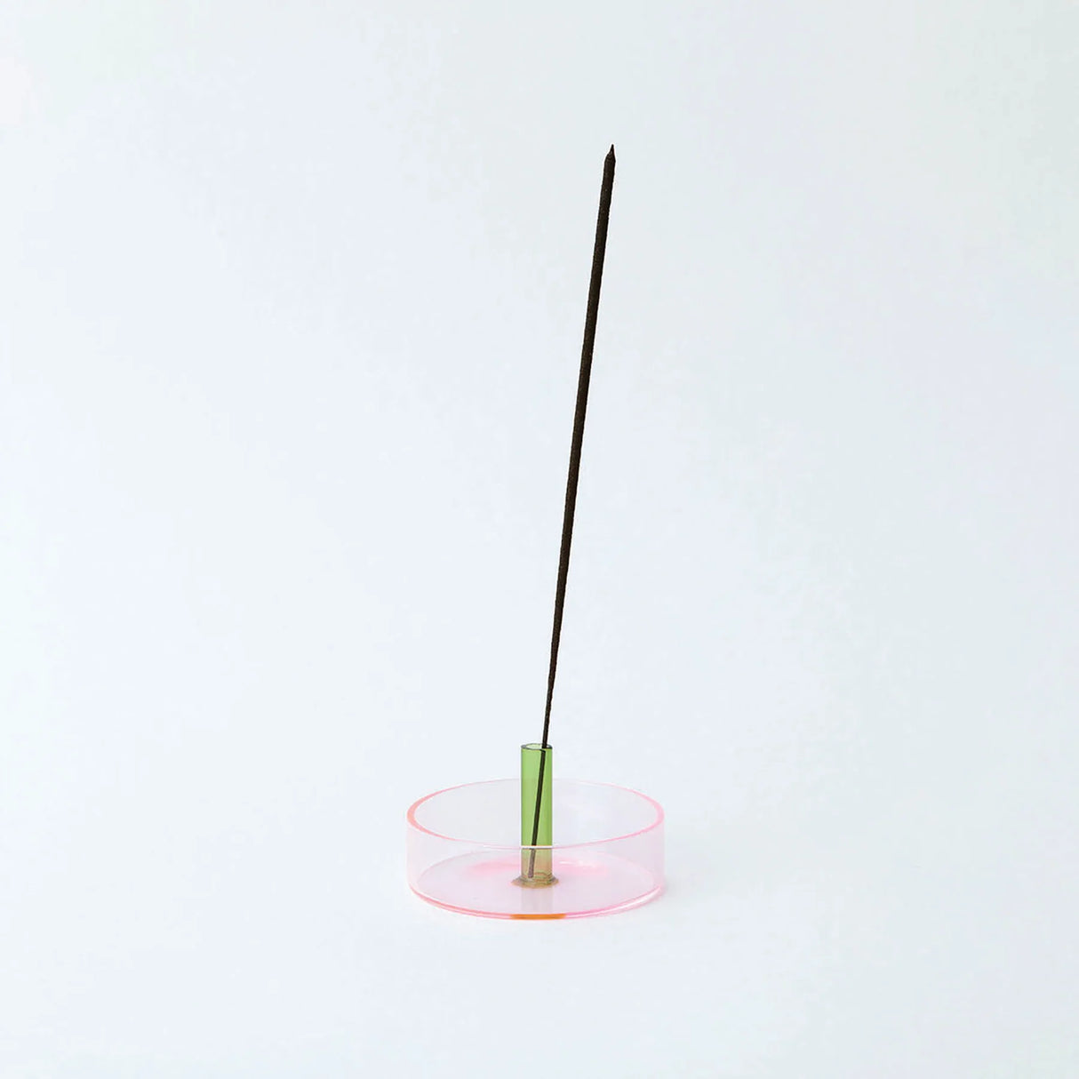 Block Design Incense Holder “Duo Tone” Pink/Grün | Farbiger Designhalter | Block Design