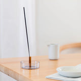 Block Design Incense Holder “Duo Tone” Rauch/Bernstein | Eleganter Designhalter | Block Design
