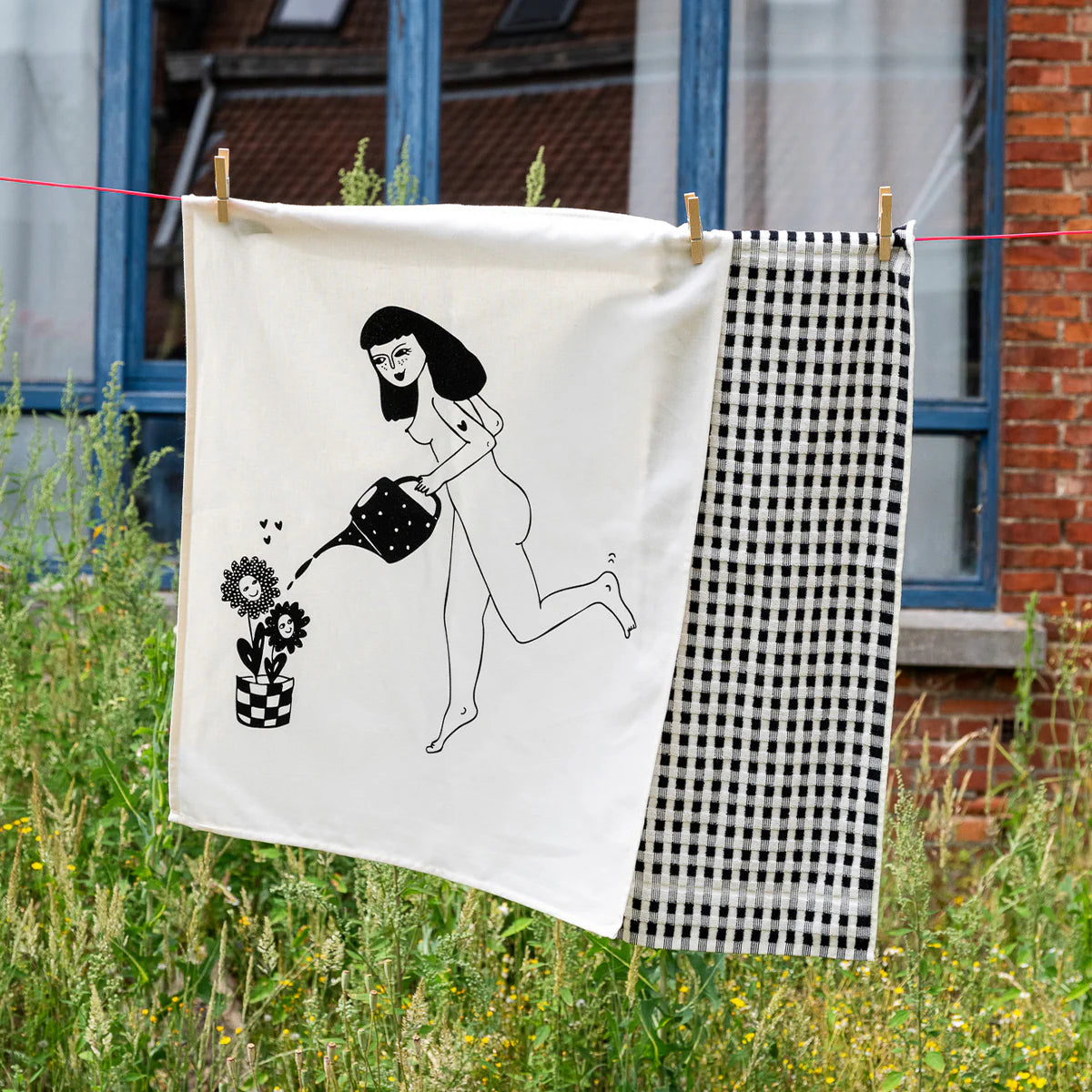 helen b Geschirrtücher “Happy Flowers” (2er Set) | Bunt & gut gelaunt | helen b