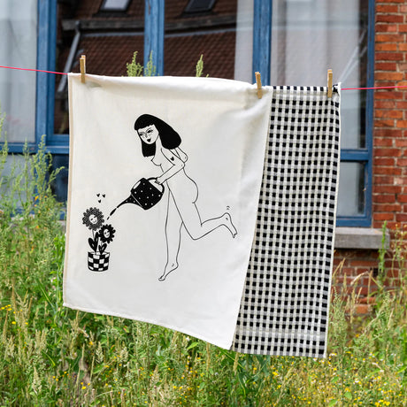 helen b Geschirrtücher “Happy Flowers” (2er Set) | Bunt & gut gelaunt | helen b