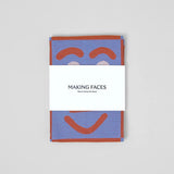 WRAP Küchentuch „Making Face Blue/Brown“ | Künstlerisches Design | WRAP