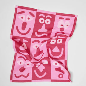 WRAP Küchentuch „Making Face Pink/Maroon“ | Farbige Küche | WRAP