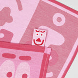 WRAP Küchentuch „Making Face Pink/Maroon“ | Farbige Küche | WRAP
