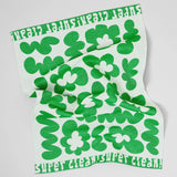 WRAP Küchentuch „Super Clean Flowers Green/Natural“ | Moderne Küche | WRAP