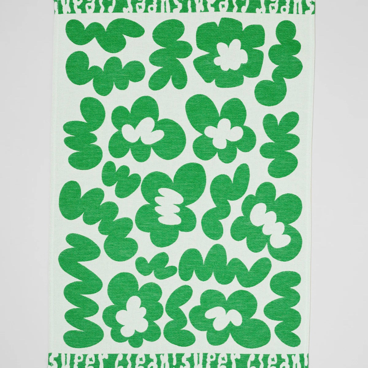 WRAP Küchentuch „Super Clean Flowers Green/Natural“ | Moderne Küche | WRAP