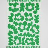 WRAP Küchentuch „Super Clean Flowers Green/Natural“ | Moderne Küche | WRAP