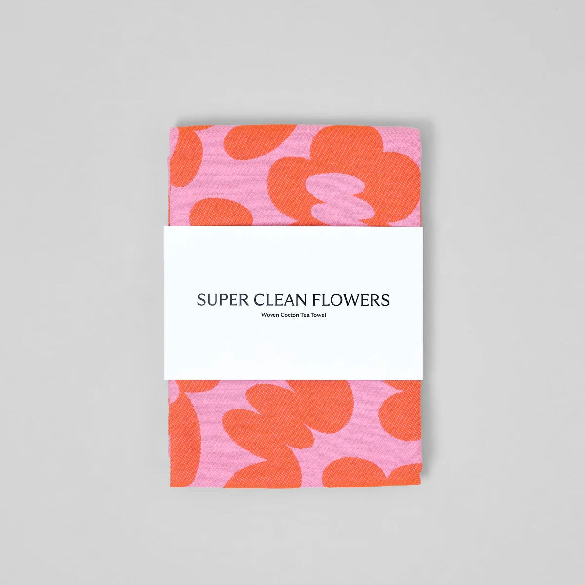 WRAP Küchentuch „Super Clean Flowers Pink/Warm Red“ | Florales Design | WRAP