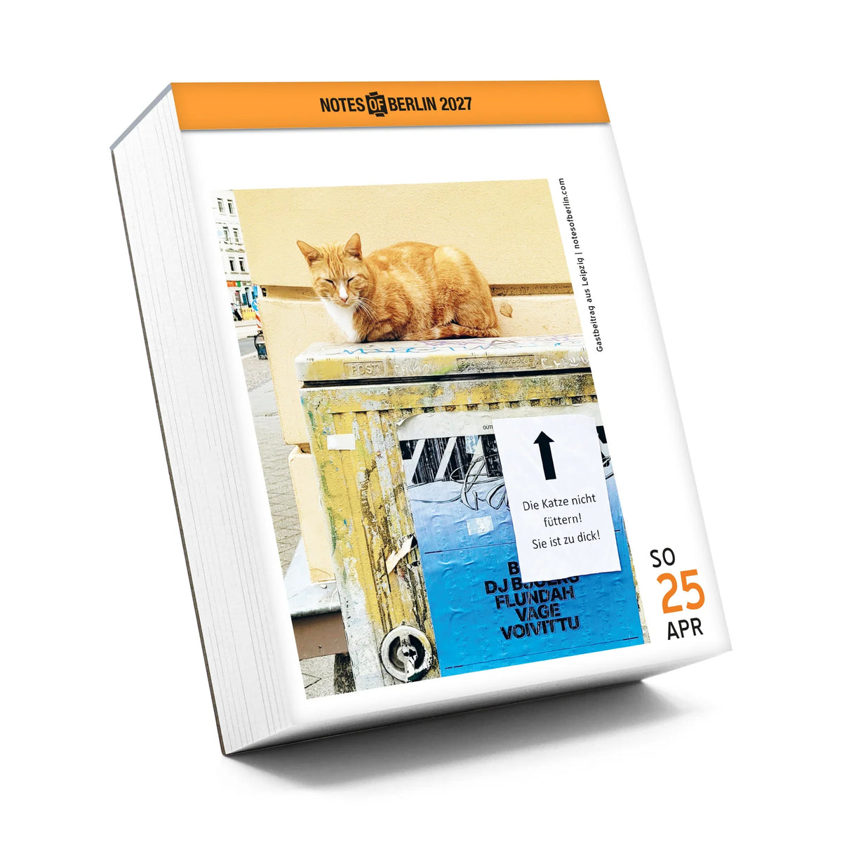 Seltmann Publishers Abreißkalender “Notes of Berlin” 2027 | Berliner Notizen | Seltmann Publishers
