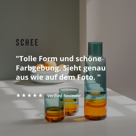 Remember Karaffe aus Glas | Remember
