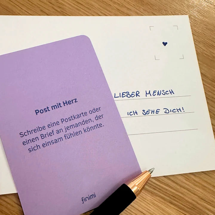 finimi Kartenset “Begegnung mit Herz” | Impulse für echte Nähe | finimi