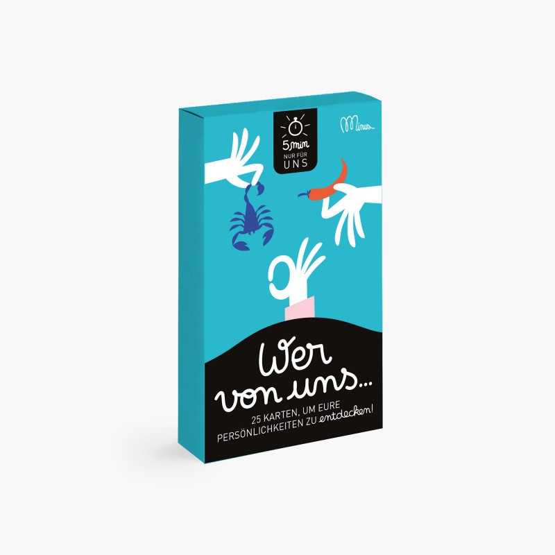 MINUS Kartenspiel Minus "Wer von uns…" | Entlarvend, Humorvoll, Partyspiel