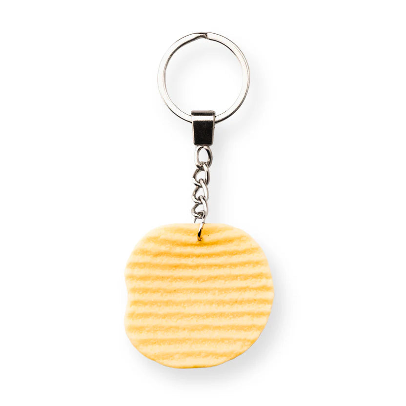 yumazing Schlüsselanhänger “Kartoffelchip” | Crunchy Look am Bund | yumazing