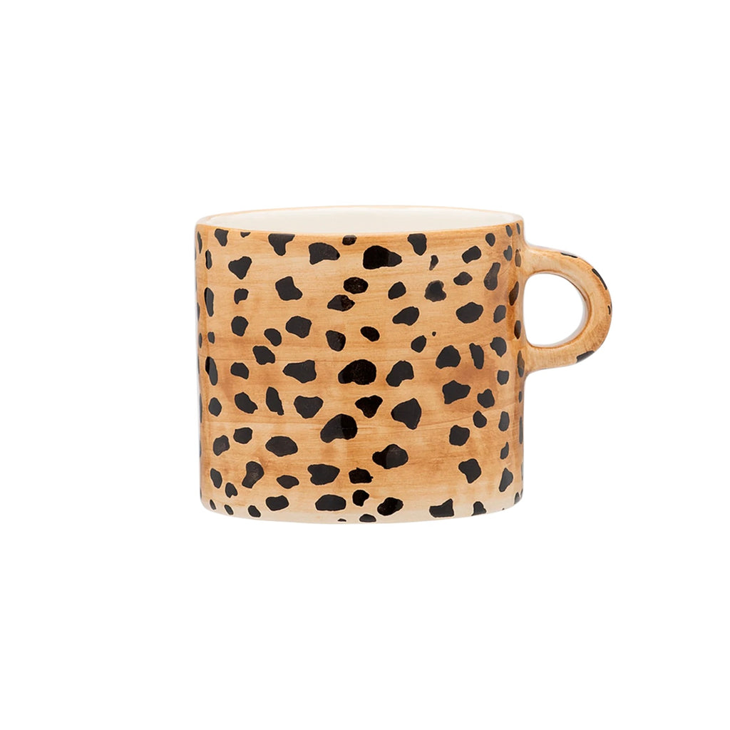 anna & nina Keramiktasse “Leopard” | Große Portion Animalprint für den Alltag | anna & nina