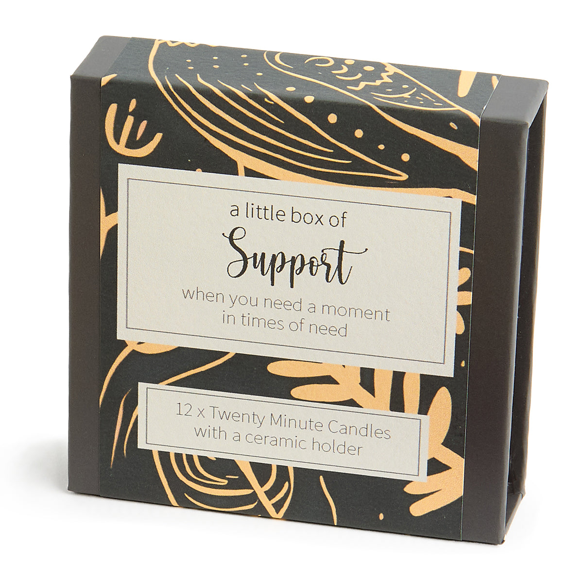 Cotton & Grey Kerzen “Twenty Minute Candles Support” | 12 Ritualkerzen mit Halter | Cotton & Grey