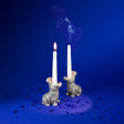 Donkey Products Kerzenhalter-Set “Hungry Hippos” 2 Stk. | Verspieltes Design | Donkey Products