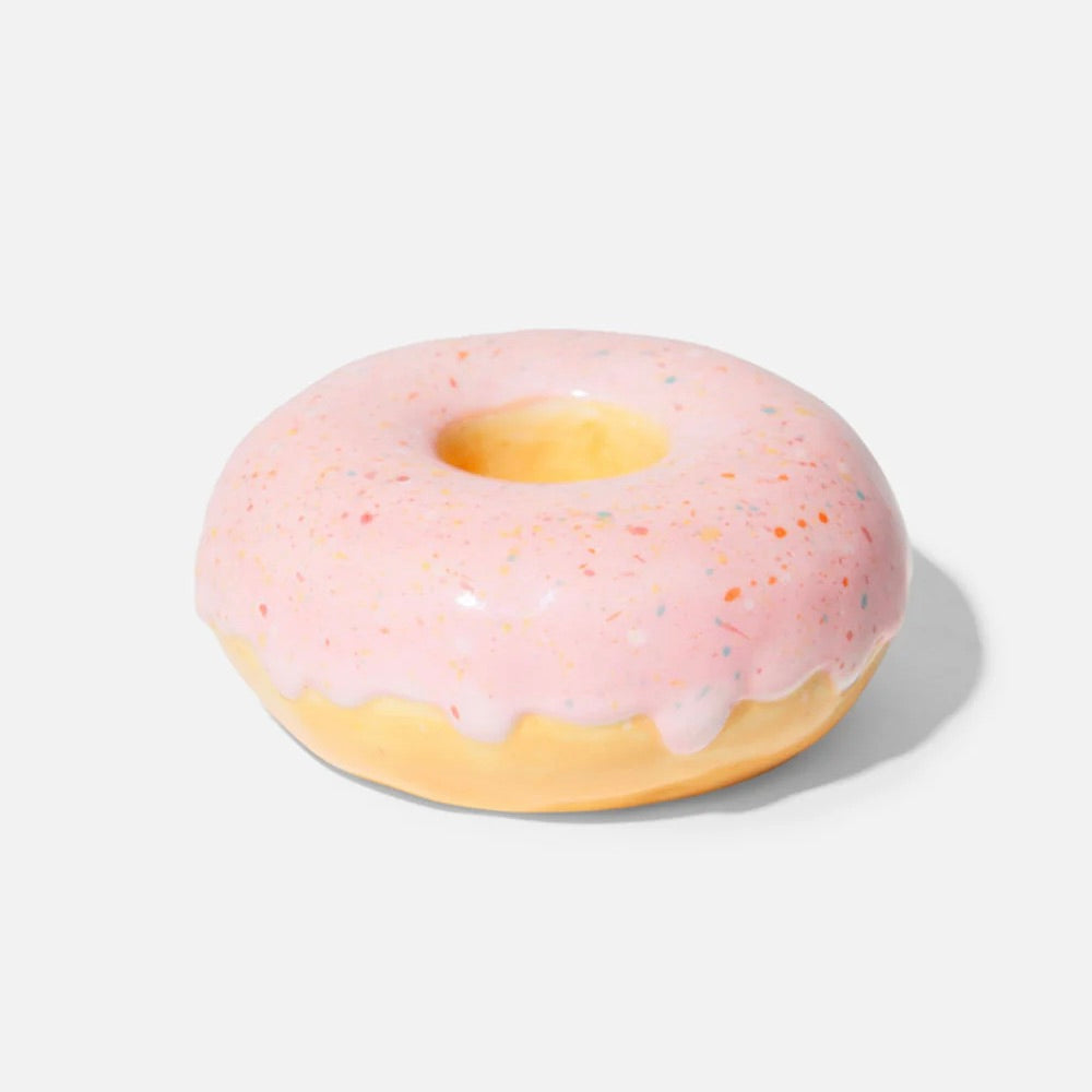 DOIY Kerzenhalter „Donut Pink“ | DOIY | Süßer Kerzenhalter für gemütliche Abende