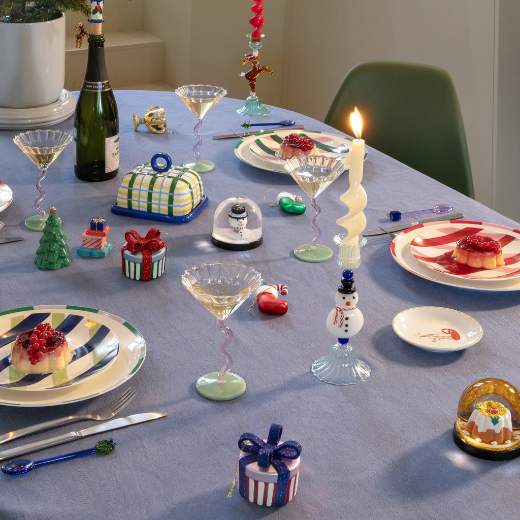 &Klevering Kerzenhalter „Merry Snowman“ | Winterlich & charmant | &Klevering