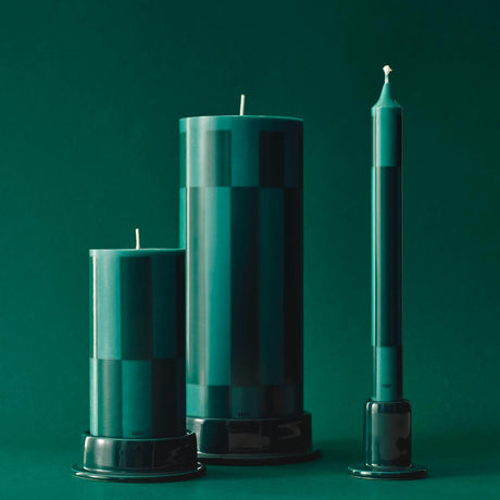 HAY Kerzenhalter „Tube Small Dark Green“ | Schlicht & modern | HAY