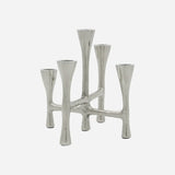 House Doctor Kerzenständer “Tristy” Silber | Minimalistisches Design | House Doctor