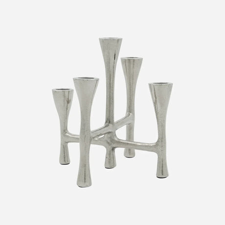 House Doctor Kerzenständer “Tristy” Silber | Minimalistisches Design | House Doctor