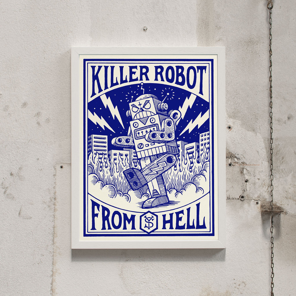Studio Yeaaah! Killer Robot (30 x 40cm)