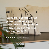 helen b Kissenhülle helen b "Naked Couple Back" | mit Illustrationen von Helen Blanchaert