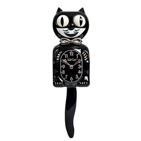 Kit-Cat Clock Wanduhr „Retro Kit Cat Clock“ (Black) | Kit-Cat Klock | Lustige Wanduhr