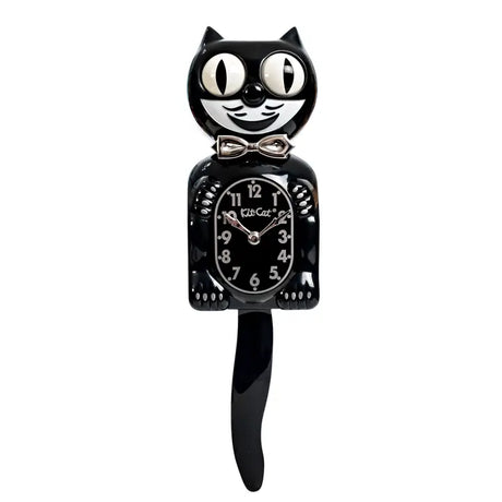 Kit-Cat Clock Wanduhr „Retro Kit Cat Clock“ (Black) | Kit-Cat Klock | Lustige Wanduhr