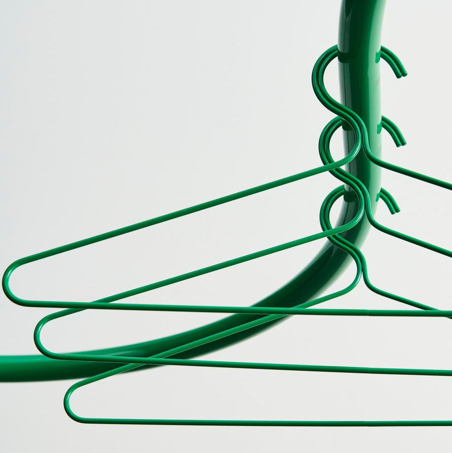 HAY Kleiderbügel „Colour Hanger Jungle Green“ 3er Set | Frisch & modern | HAY