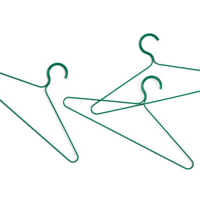 HAY Kleiderbügel „Colour Hanger Jungle Green“ 3er Set | Frisch & modern | HAY