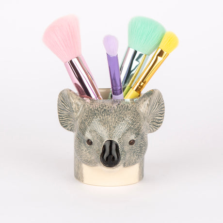 Quail Ceramics Übertopf „Flower Pot Mini Koala“ | Koala als Übertopf | Quail Ceramics