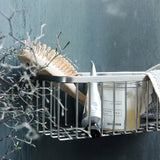 House Doctor Korbregal “Bath Single” Silber | Bad Aufbewahrung | House Doctor
