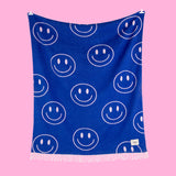 Textilwerk Decke „Keep Smiling“ (150x200cm) | Textilwerk | Decke für positive Vibes
