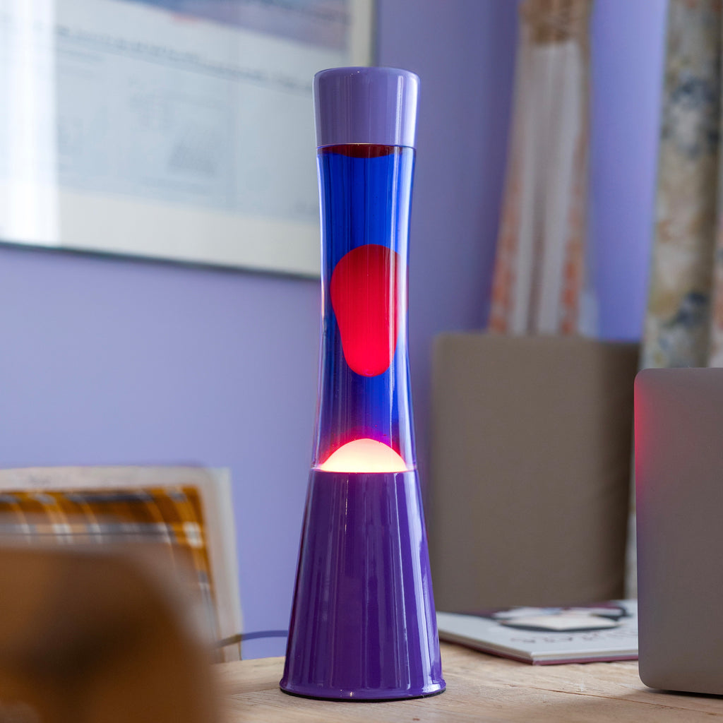 Fisura Lava Lampe Fisura "Tower" | Gradient Purple | Farbspiel & Nostalgie